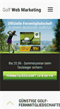 Mobile Screenshot of golf-web-marketing.de